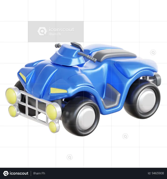 Quadbike  3D Icon