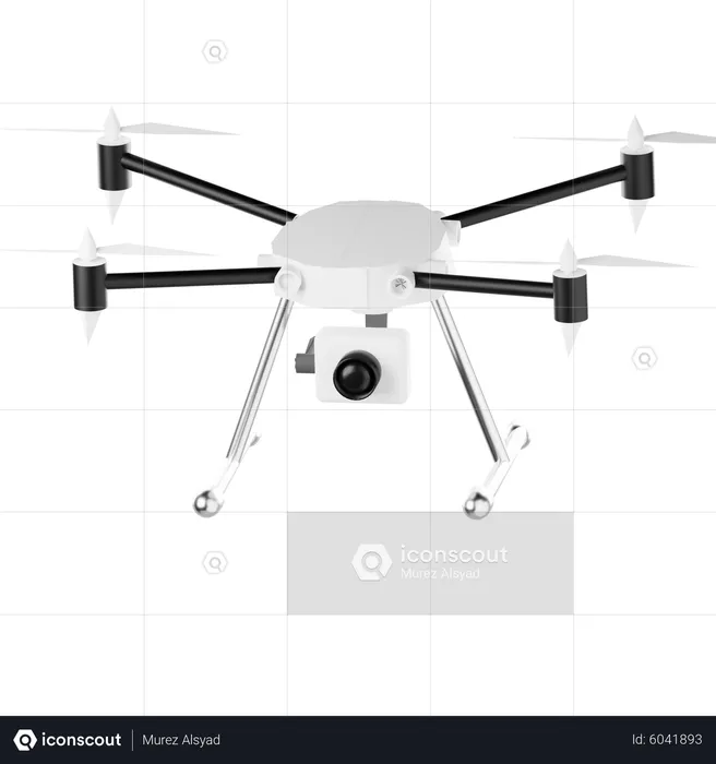 Quadcopter  3D Icon