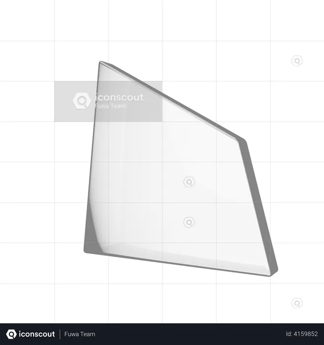 Quadrilateral Shape  3D Illustration