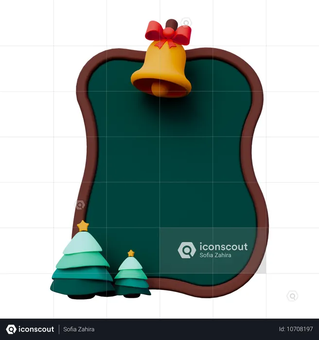 Quadro de natal  3D Icon