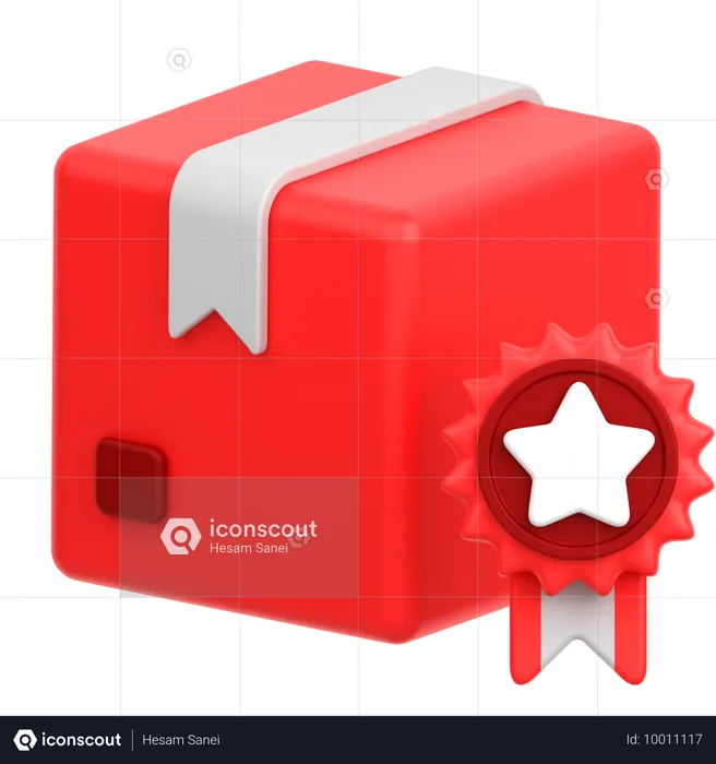 Qualitätslieferung  3D Icon