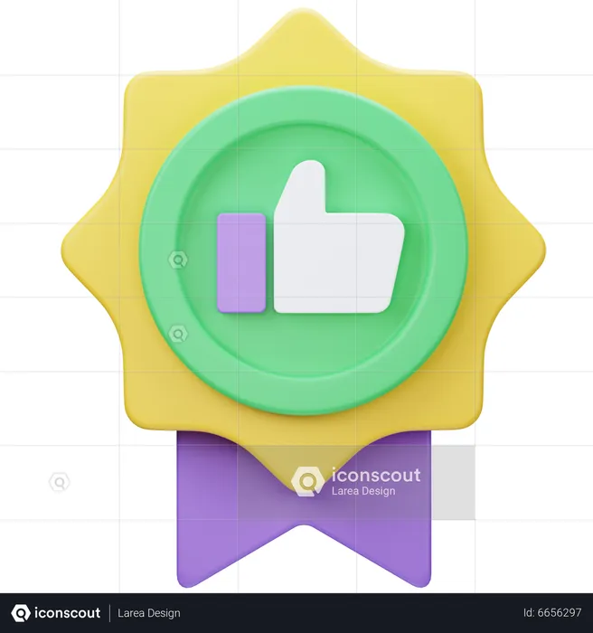 Quality Badge  3D Icon