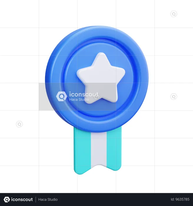 Quality badge  3D Icon