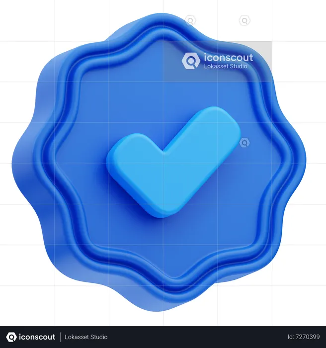 Quality Badge  3D Icon