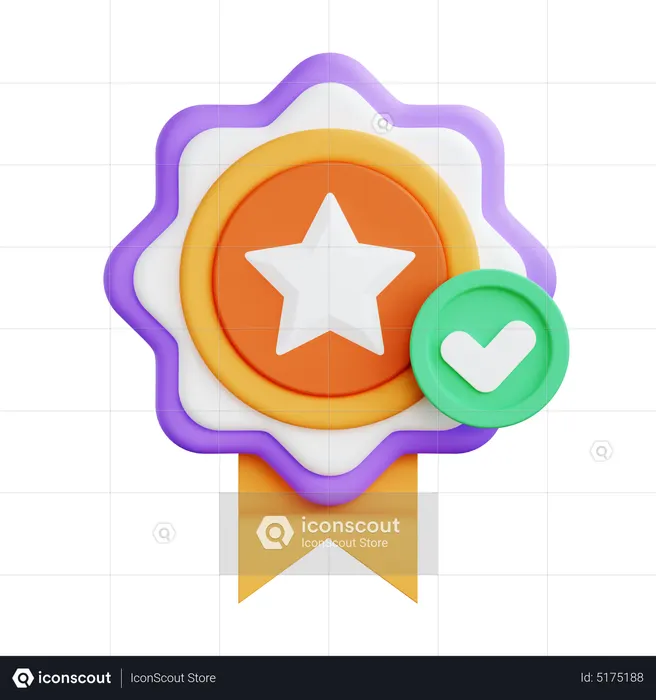 Quality Product  3D Icon
