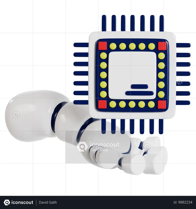 Quantum Computing Innovation Future  3D Icon