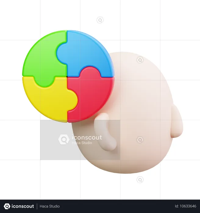 Quebra-cabeça  3D Icon