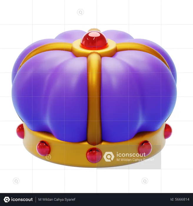 QUEEN CROWN  3D Icon