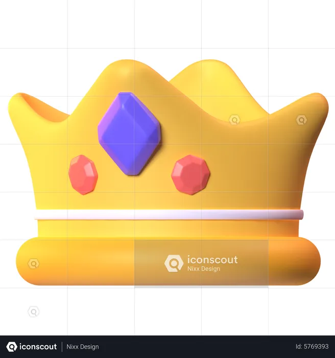 Queen Crown  3D Icon