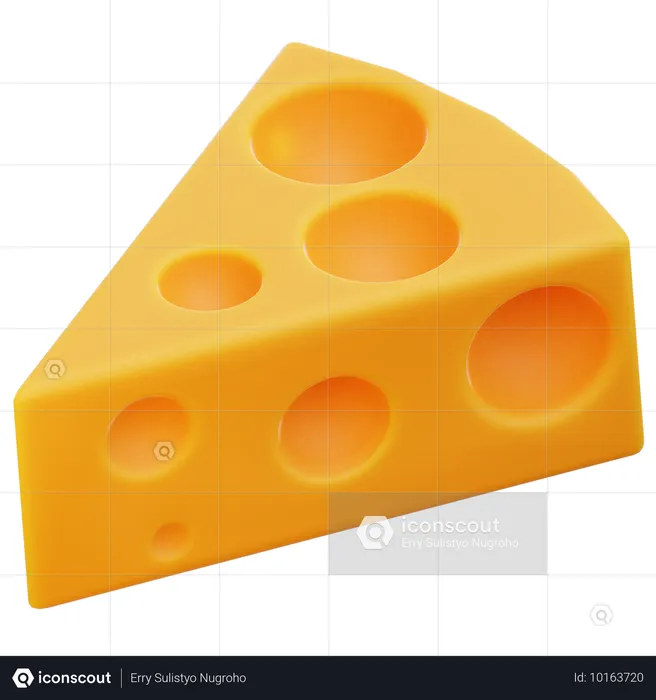 Queijo  3D Icon