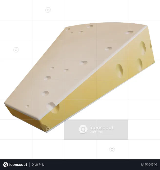 Queijo  3D Icon