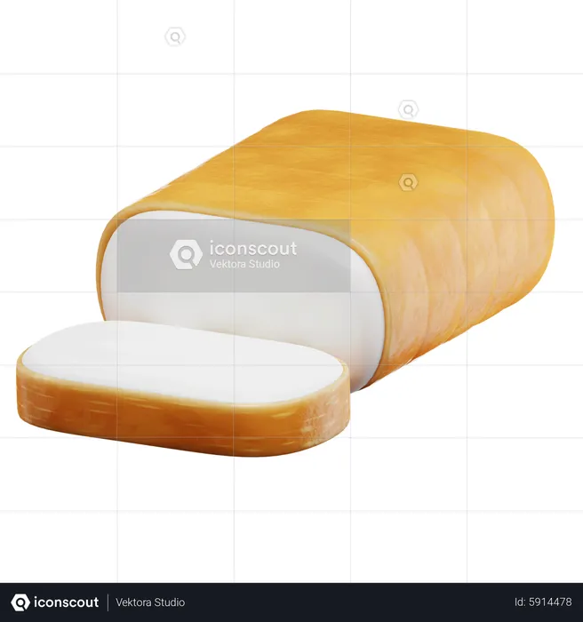 Queijo  3D Icon