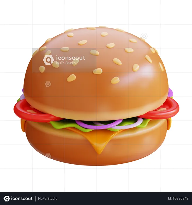 X-Burger  3D Icon