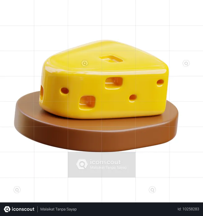 Queso  3D Icon