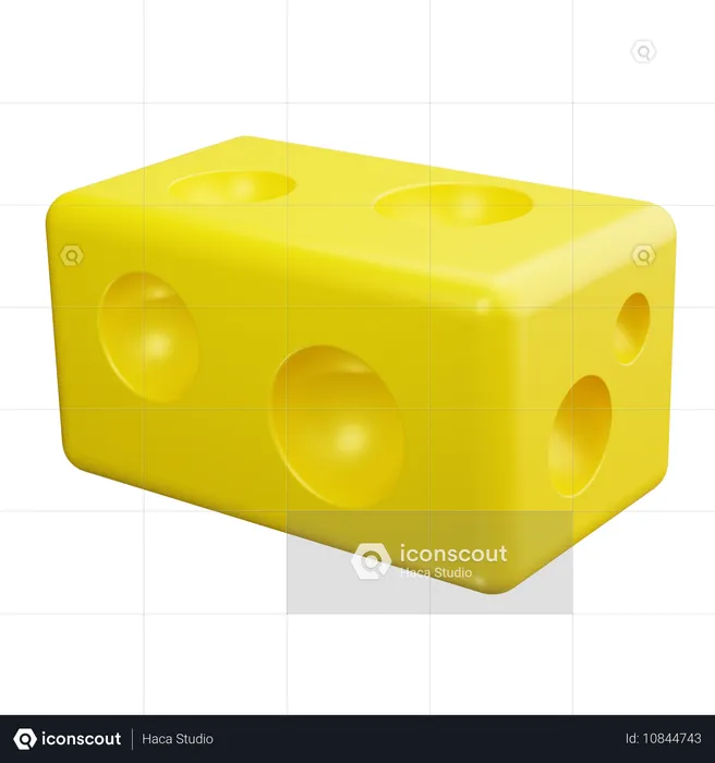 Queso  3D Icon