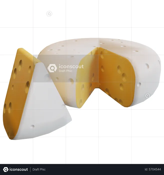 Queso  3D Icon