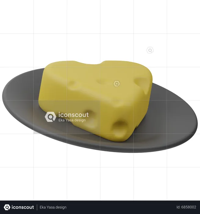 Queso  3D Icon