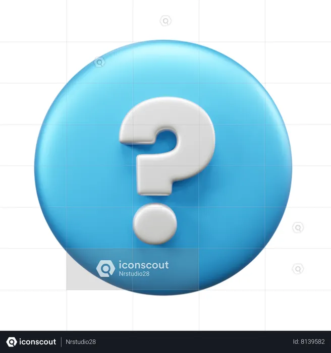 Question  3D Icon