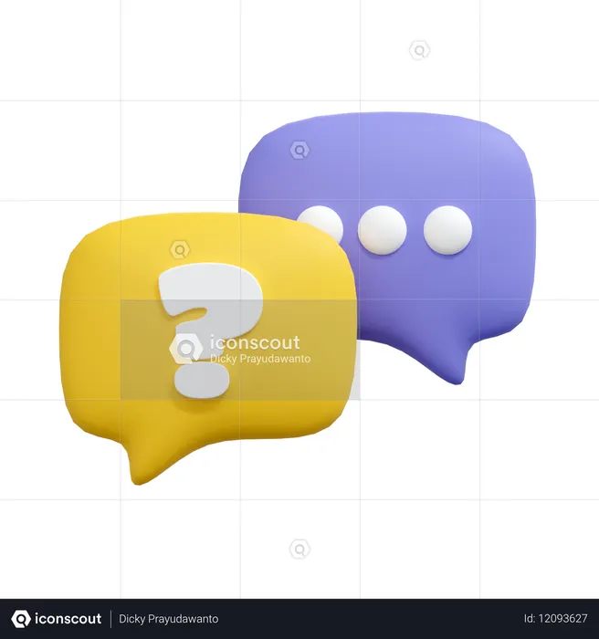 Question  3D Icon