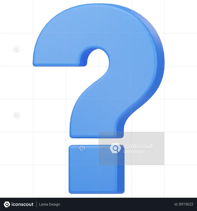 Question  3D Icon