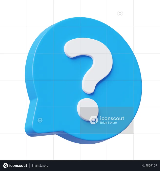 Question  3D Icon