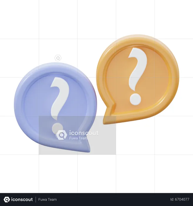 Question  3D Icon