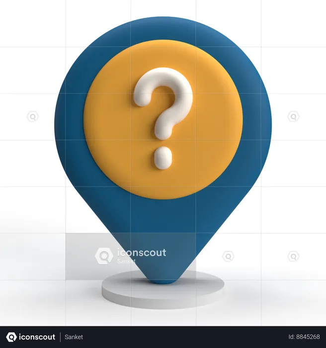 Emplacement des questions  3D Icon