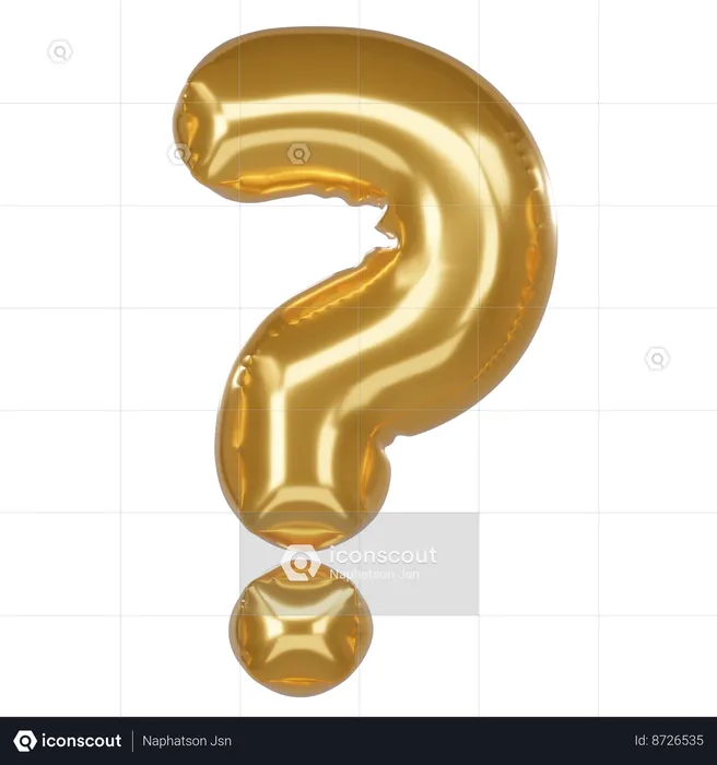 Question mark  3D Icon