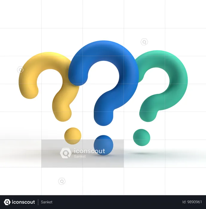 Question Mark  3D Icon