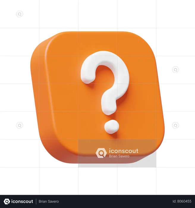 Question Mark  3D Icon