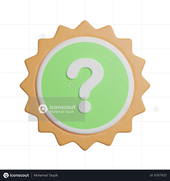 Question Mark  3D Icon