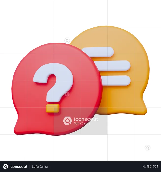 Question Mark  3D Icon