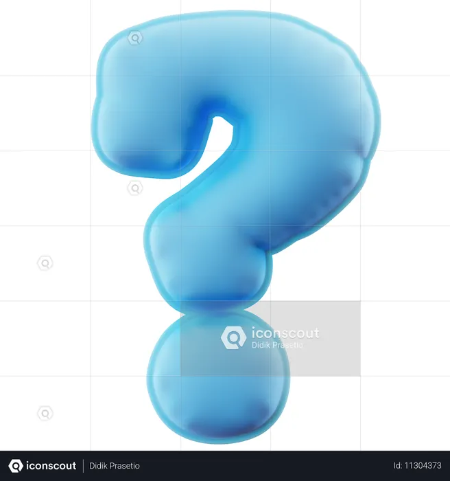 Question Mark  3D Icon