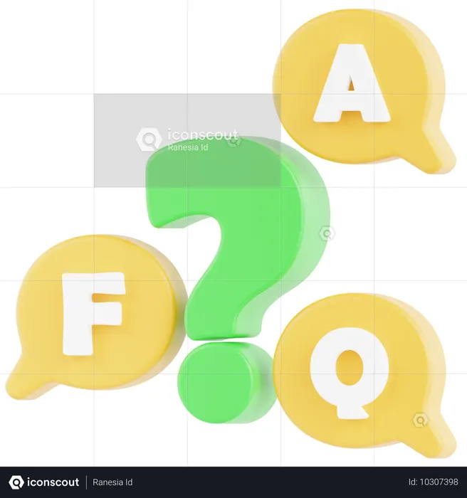 Question Mark  3D Icon