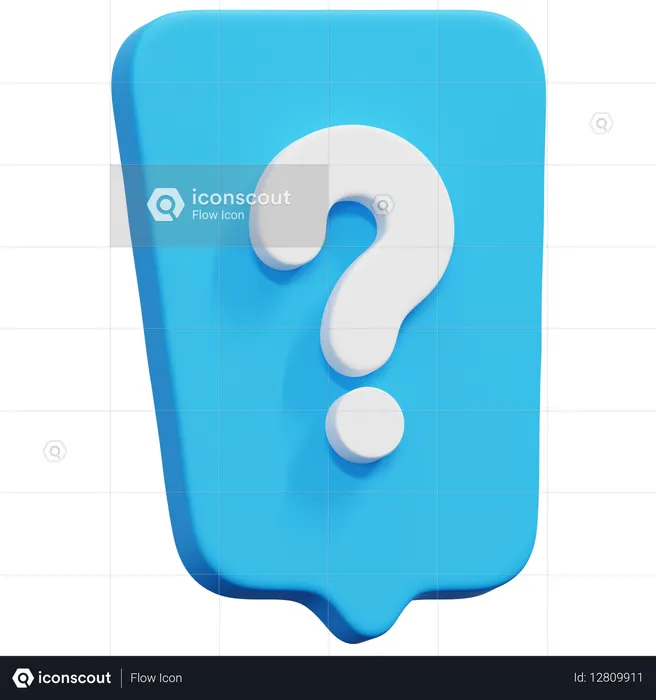 Question Panel  3D Icon