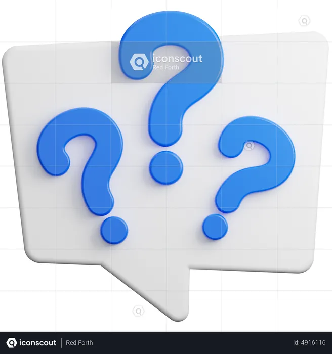 Problème de questions  3D Icon