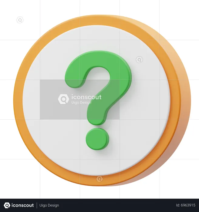 Question Symbol  3D Icon