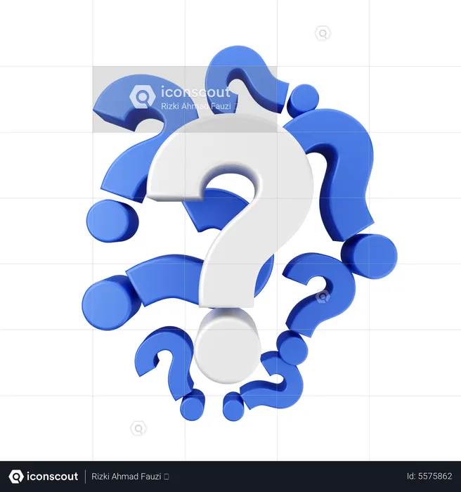 Questions Mark  3D Icon