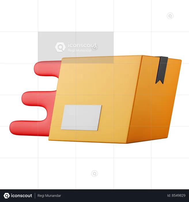 Quick Delivery  3D Icon