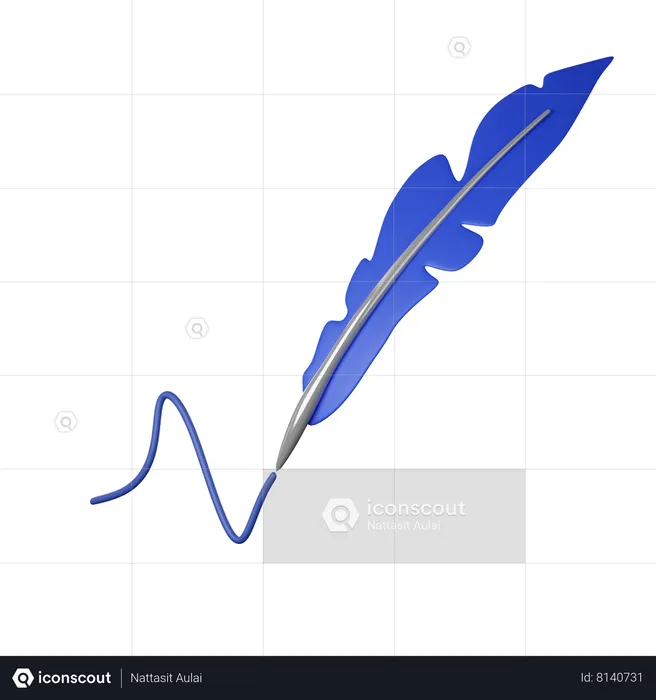 Quill Pen  3D Icon