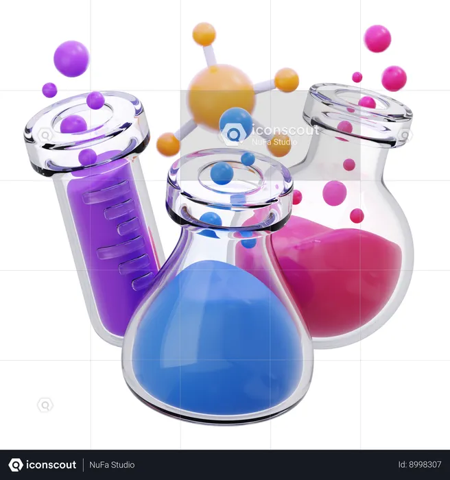 Química  3D Icon