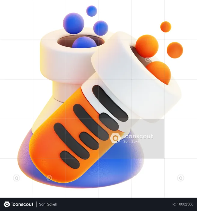 Química  3D Icon