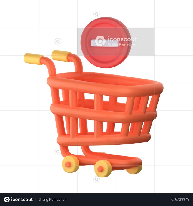 Eliminar del carrito  3D Icon