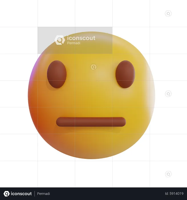 Quite Emoji Emoji 3D Icon