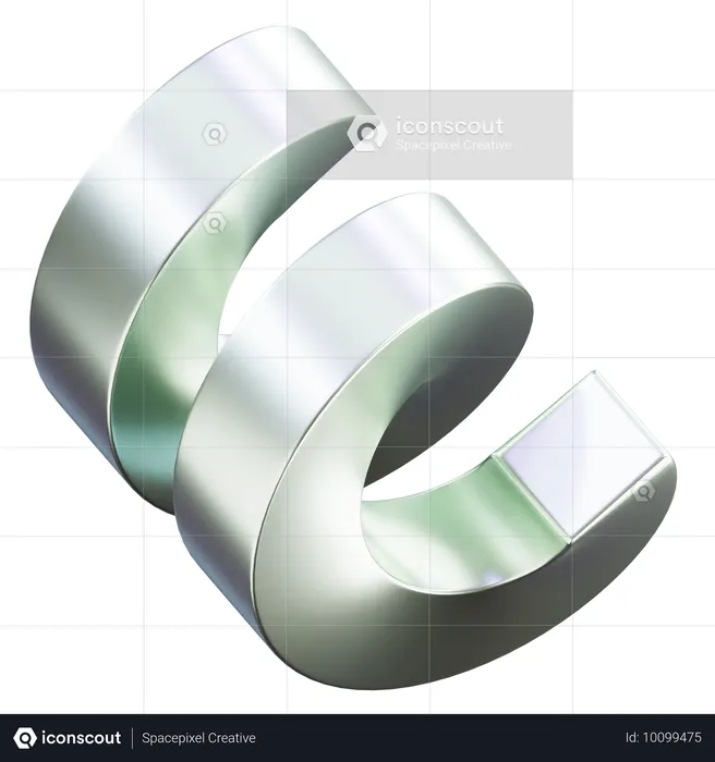 Quotation Abstract Shape  3D Icon