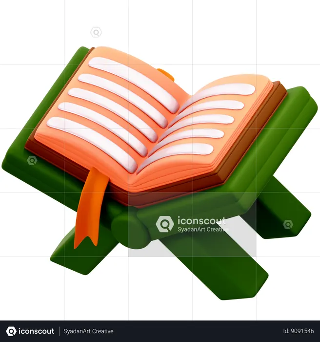 Quran  3D Icon