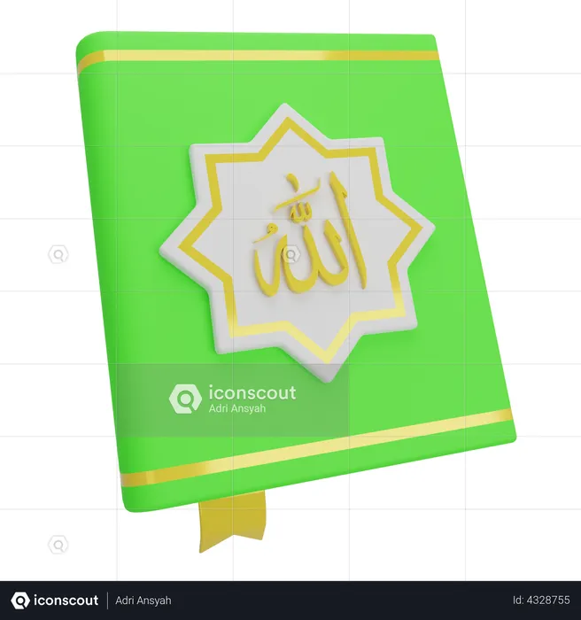 Quran  3D Illustration