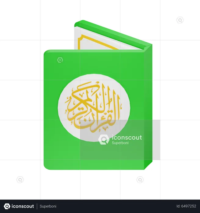 Quran Open Cover  3D Icon