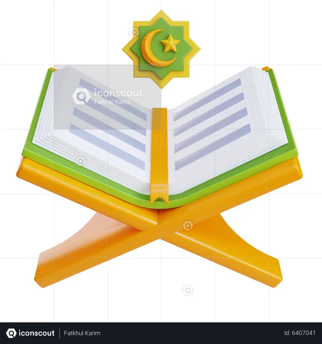 Quran Reading  3D Icon