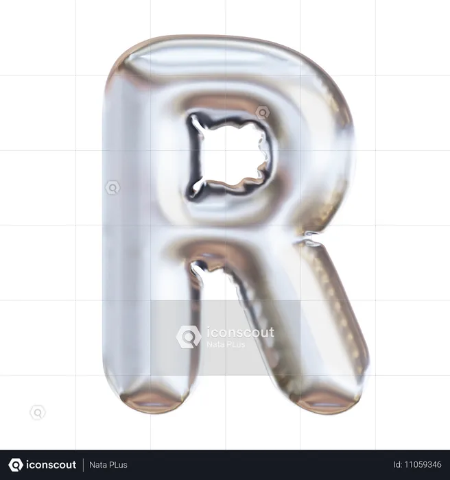 R  3D Icon